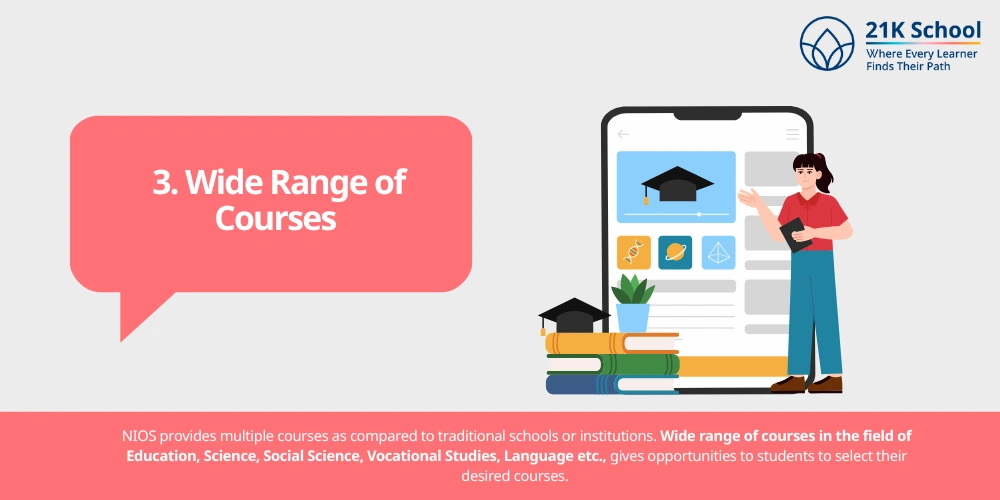  Wide Range of Courses 